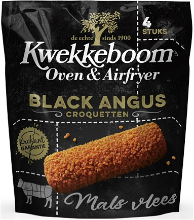 Kwekkeboom Black Angus Oven & Airfryer Croquetten zak 300 gram