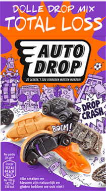 Autodrop Dolle Drop Mix Total Loss doos 280 gram
