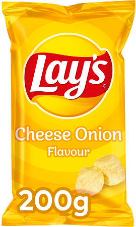 Lay's cheese onion 200 gram