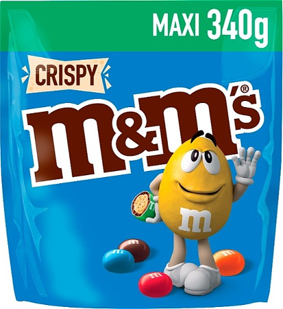 M&M's Crispy zak 340 gram