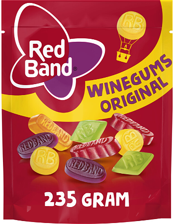 Red Band Winegums Original zak 235 gram