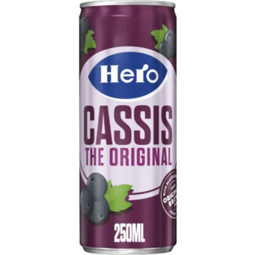 Hero Cassis blik 250ml