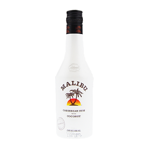 1 fles Malibu 0.35 liter
