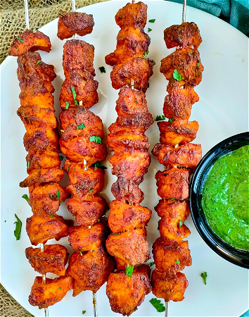 Kashmiri Garlic Kebab