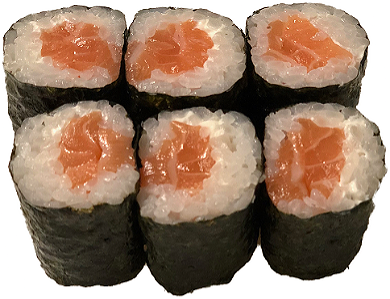 Cheese salmon maki