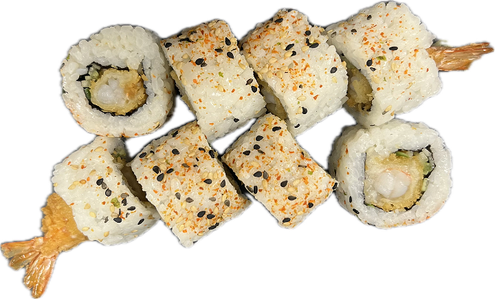 Fried ebi roll 8 stuks