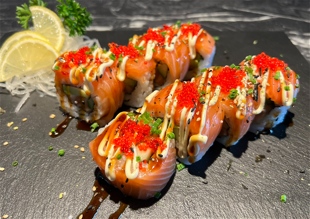 NEW!   Double Salmon Roll