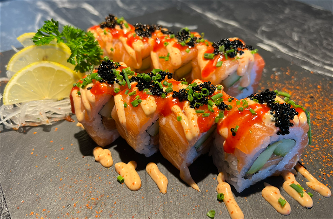 NEW!  Double Spicy Salmon Roll