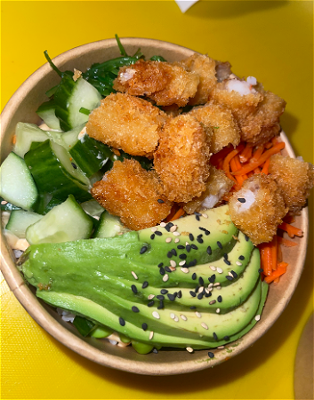 Ebi tempura bowl
