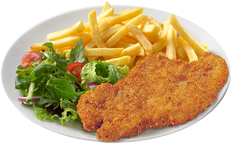 Grote Schotel kipschnitzel