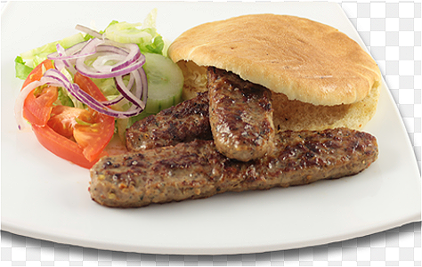 Turks brood met kebab