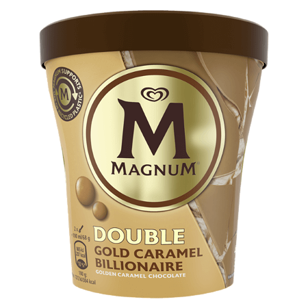 Magnum Double gold caramel billionaire