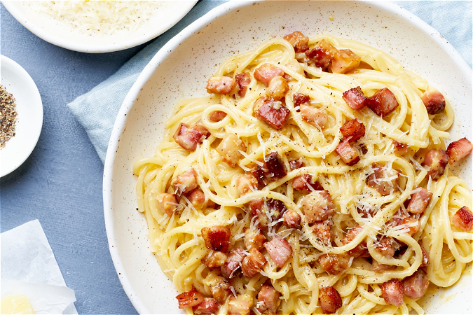 Pasta carbonara 