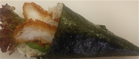 Ebi tempura temaki