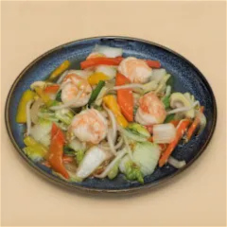 Tjap tjoy met Chinese garnalen