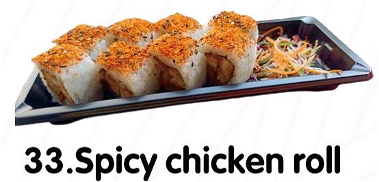 Spicy chicken roll 4st