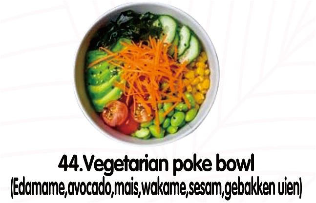Vegetarian poke bowl