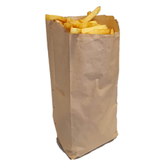 Familiezak voor 3 personen patat