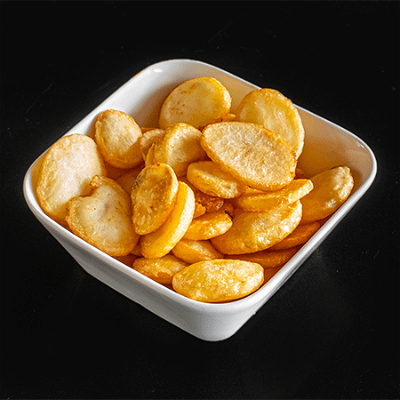 Portie gebakken aardappels