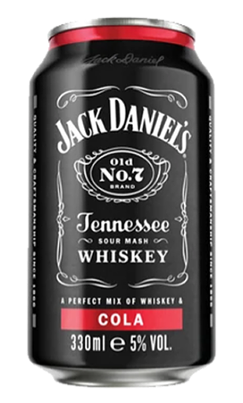 Jack Daniels & Cola 330ml