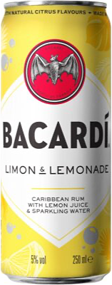 Bacardi Limon & lemonade