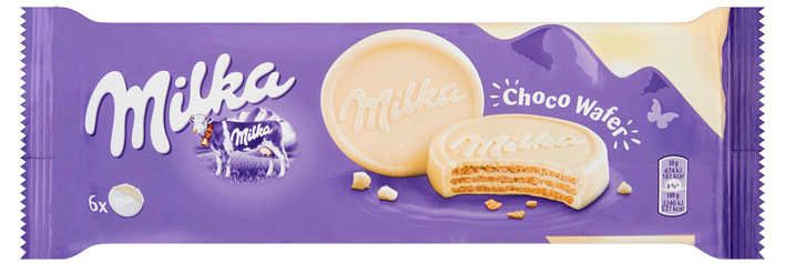 Milka Choco Wafer Witte chocolade