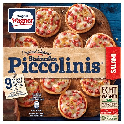 Wagner Piccolinis Salami Mini Pizza