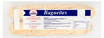 Afbak Baguettes 2 st.