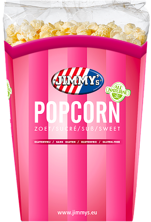 Jimmy's Popcorn Zoet Bucket 140 gr.