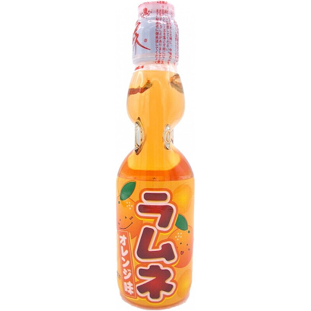 Hatakosen Ramune Sinaasappel 200ml