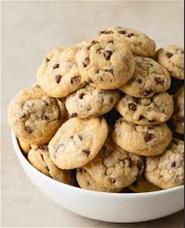 Mini chocolate chip cookies