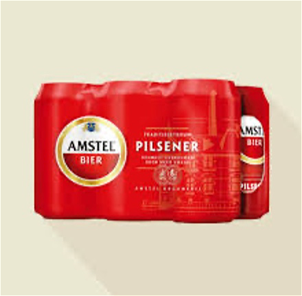 Amstel six-pack