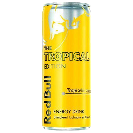 Red Bull Energy drink tropical
