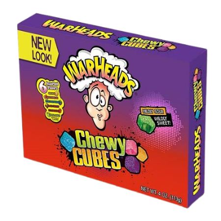 Warheads Sour Chew Cubes