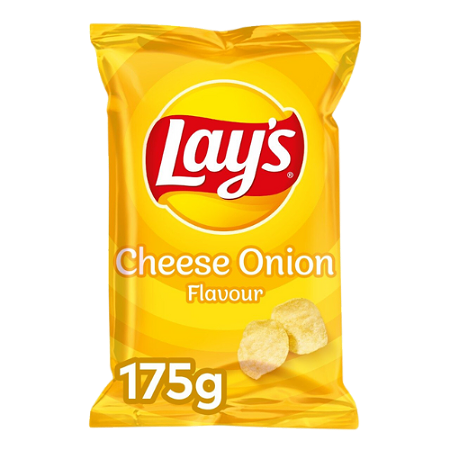 Lay's Cheese Union Chips Zak 175GR