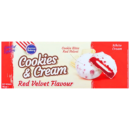 American Bakery Cookies & Cream Red Velvet Flavour
