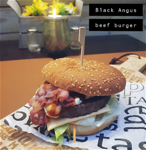 Black Angus Beef burger