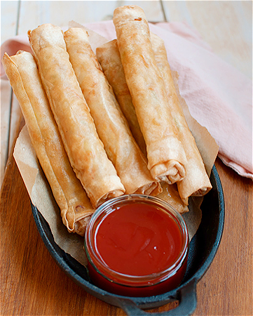 Vietnamese loempia kip