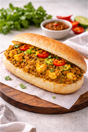 Broodje Surinaams ei