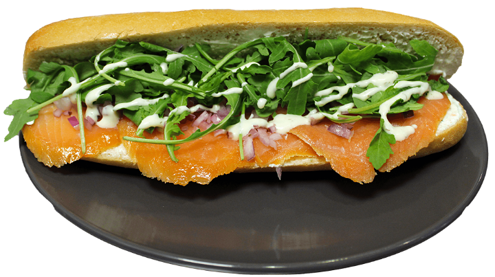 Baguette zalm