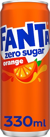  Fanta orange zero sugar 330ml (nieuw)