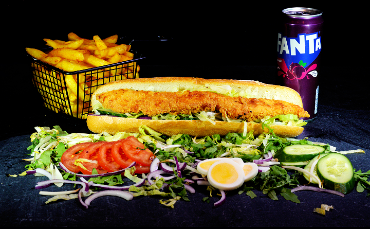  Baguette crispy chicken menu