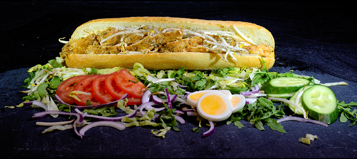 Baguette kip taugé