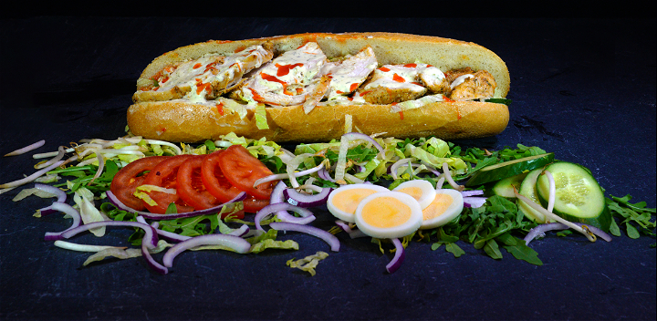 Baguette spicy chicken