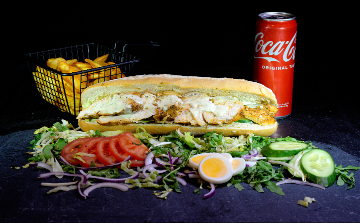  Baguette kipfilet menu