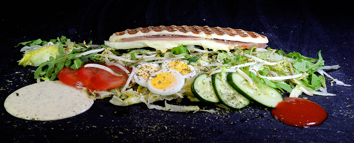 Panini kalkoenham en kaas