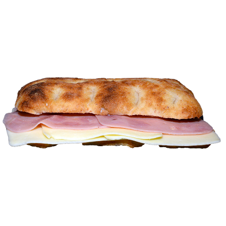 Toscana kaas en ham