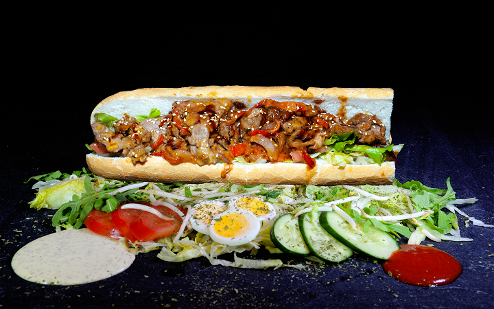 Baguette O'delices biefstukpuntjes truffel