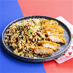 Korean chicken fried rice ( Halal )