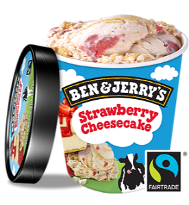 Ben & Jerry's - Strawberry Cheesecake 500ml